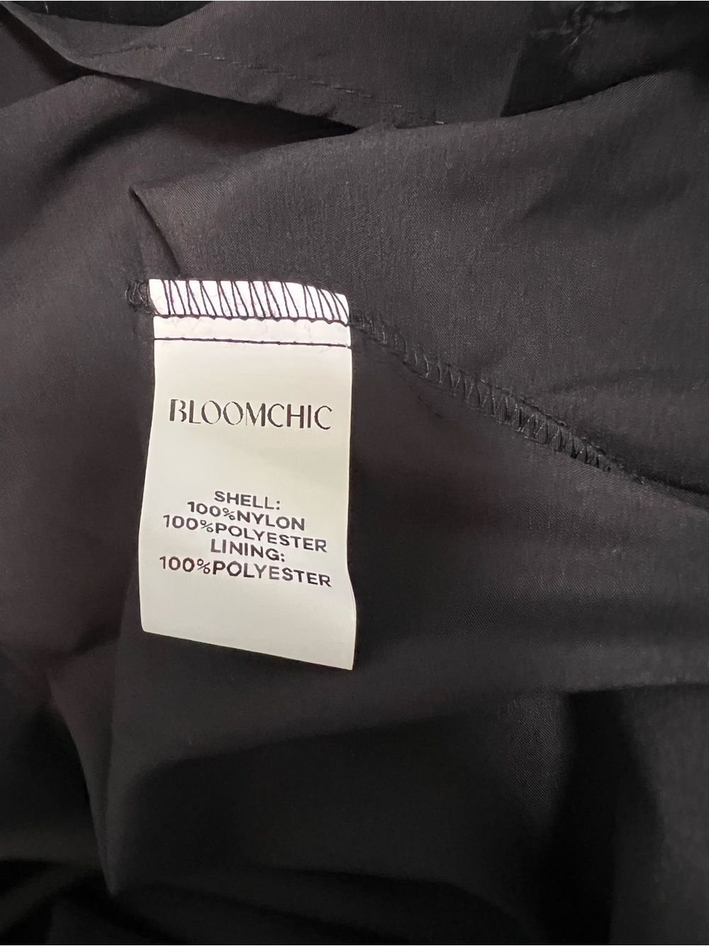 Bloomchic Black V-Neck Flutter Sleeve Tulle Midi Dress US 14-16 A-Line Lined NWT - Picture 5 of 5